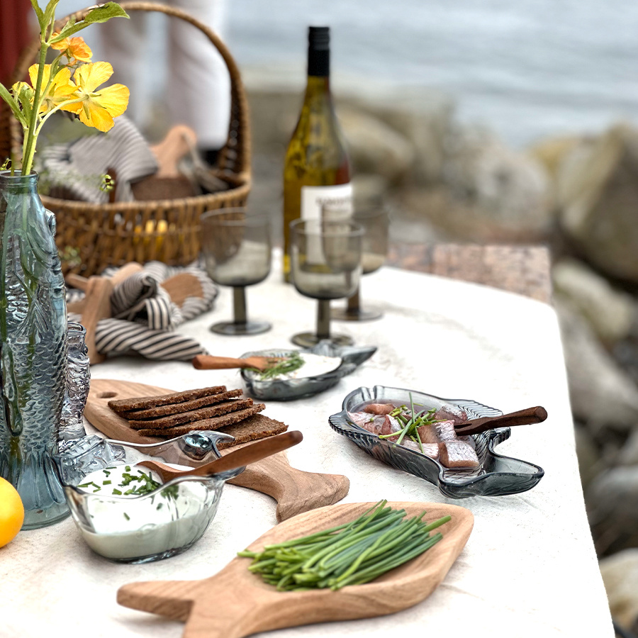 WOODY SERVING TRAY PISCA