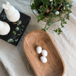 WOODY SERVING TRAY RAW WOODY SERVING TRAY RAW