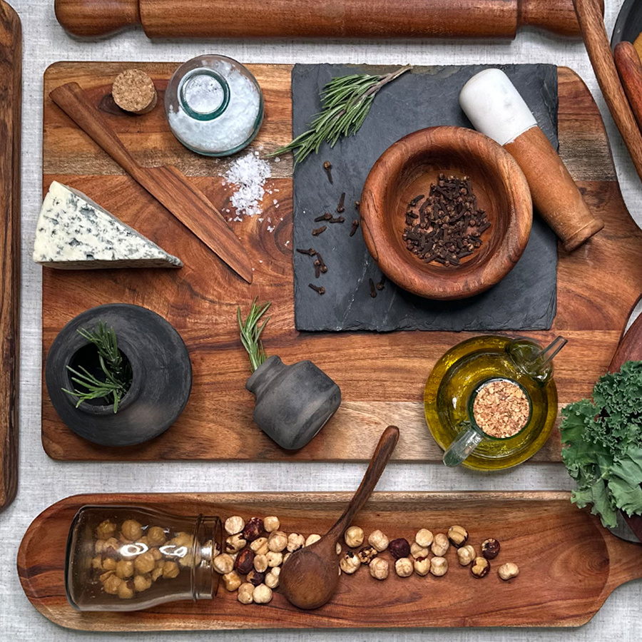 WOODY MORTAR & PESTLE nr1