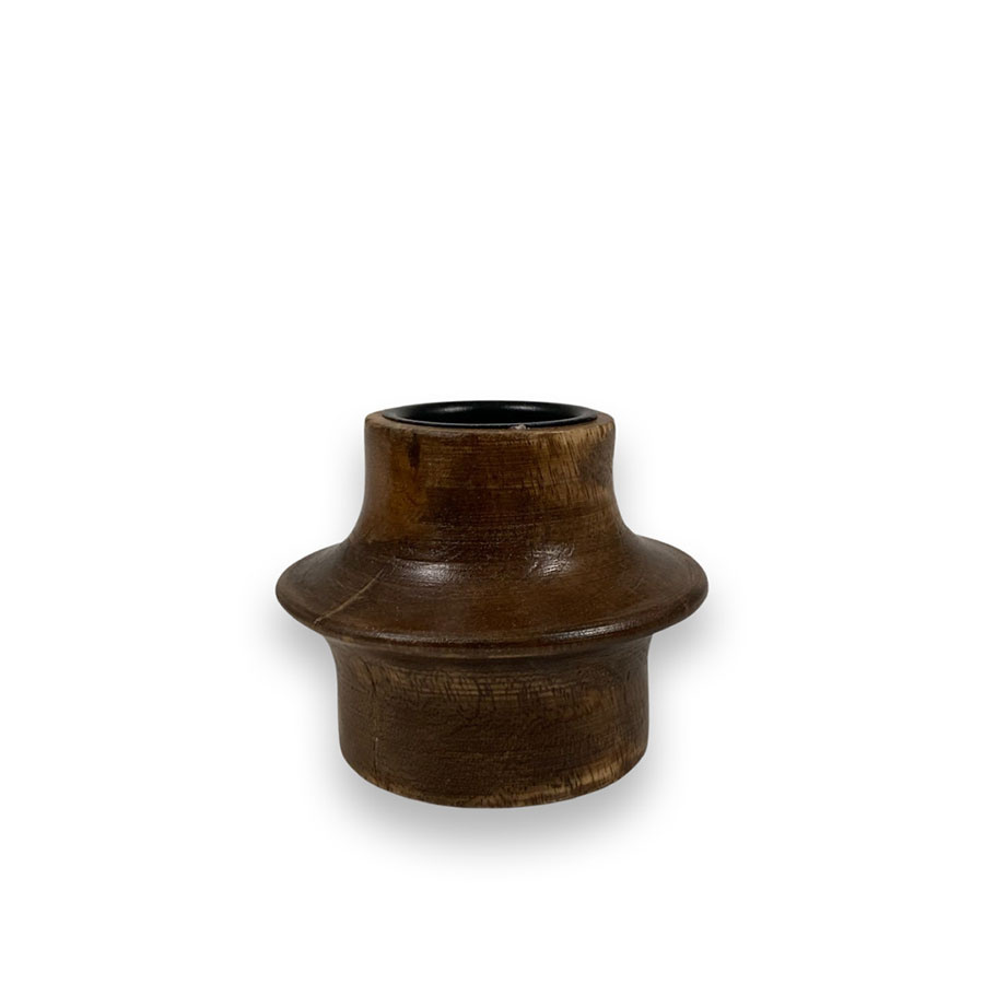 CANDLE HOLDER LIGNUM TEA