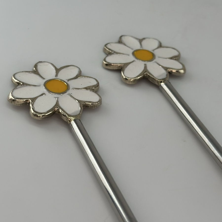 SALAD SERVERS FLOWER