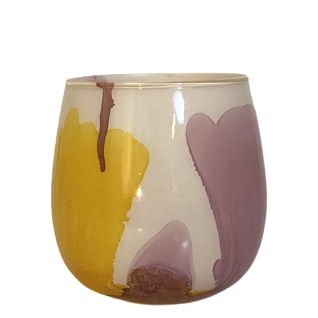 CANDLE HOLDER FAUCI PURPLE LARGE