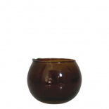 CANDLE HOLDER CLASSIC AMBER SMALL