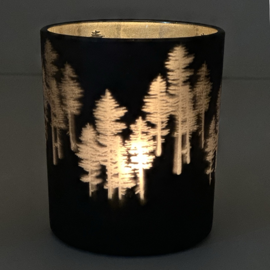 CANDLE HOLDER WOODS L
