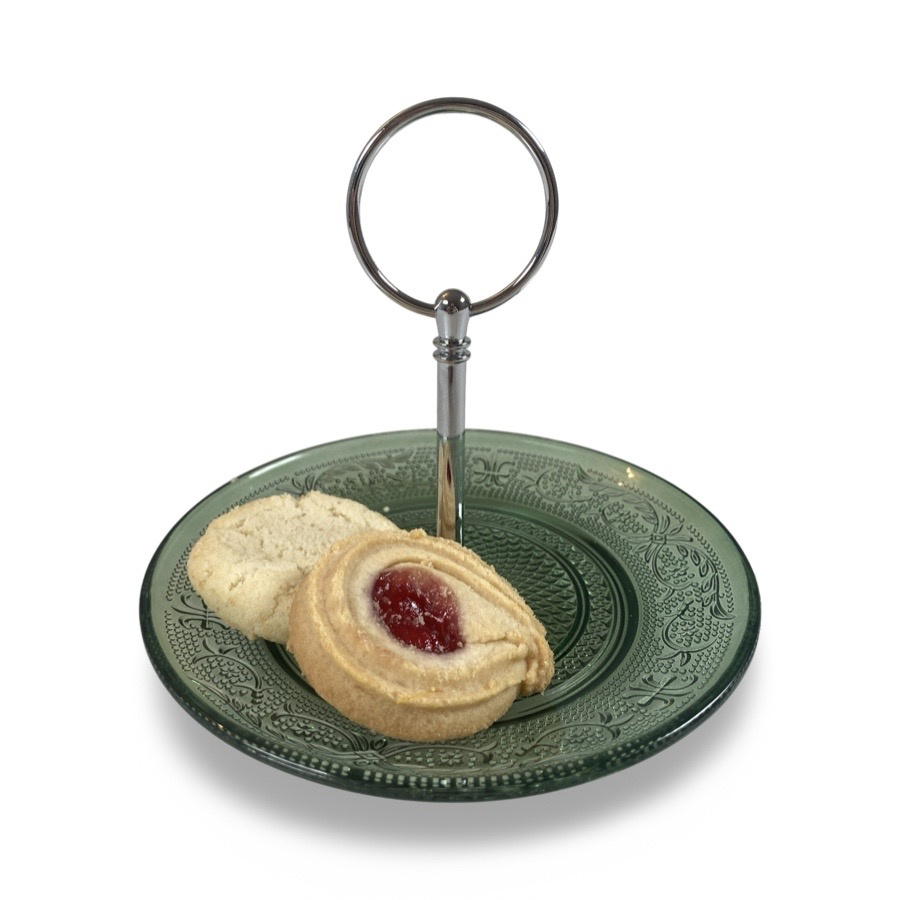 CAKE PLATE WILHELM GREEN