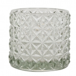 CANDLE HOLDER EMMA LARGE CLEAR