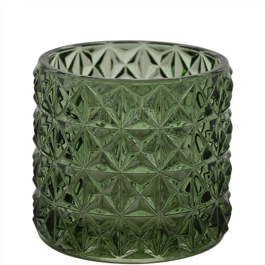 CANDLE HOLDER EMMA LARGE MOSS GREEN