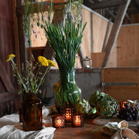 CANLDE HOLDER PIANA LARGE BROWN CANLDE HOLDER PIANA LARGE BROWN