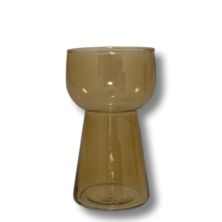 VASE ARIA AMBER