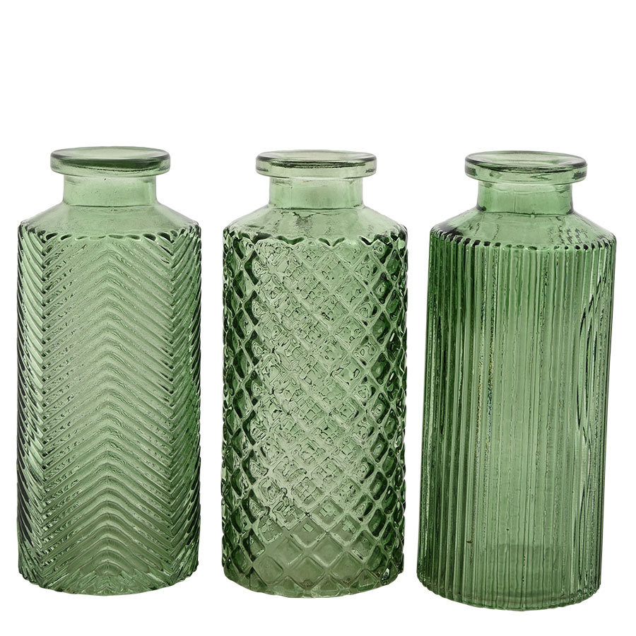 VASE AMADEO 3ASS GREEN
