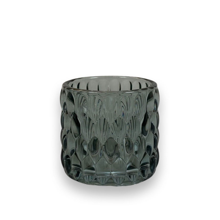 CANDLE HOLDER PAVIA PETROL SMALL