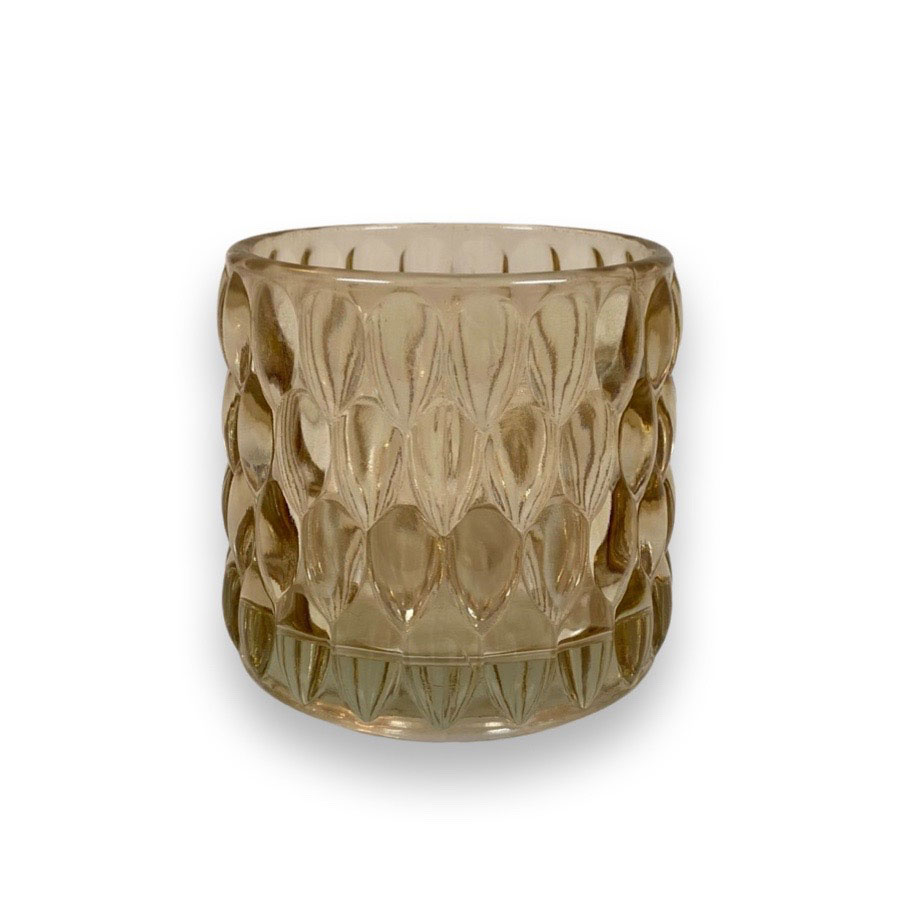 CANDLE HOLDER PAVIA AMBER LARGE