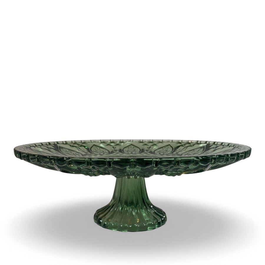 CAKE PLATE TUIJA GREEN LARGE