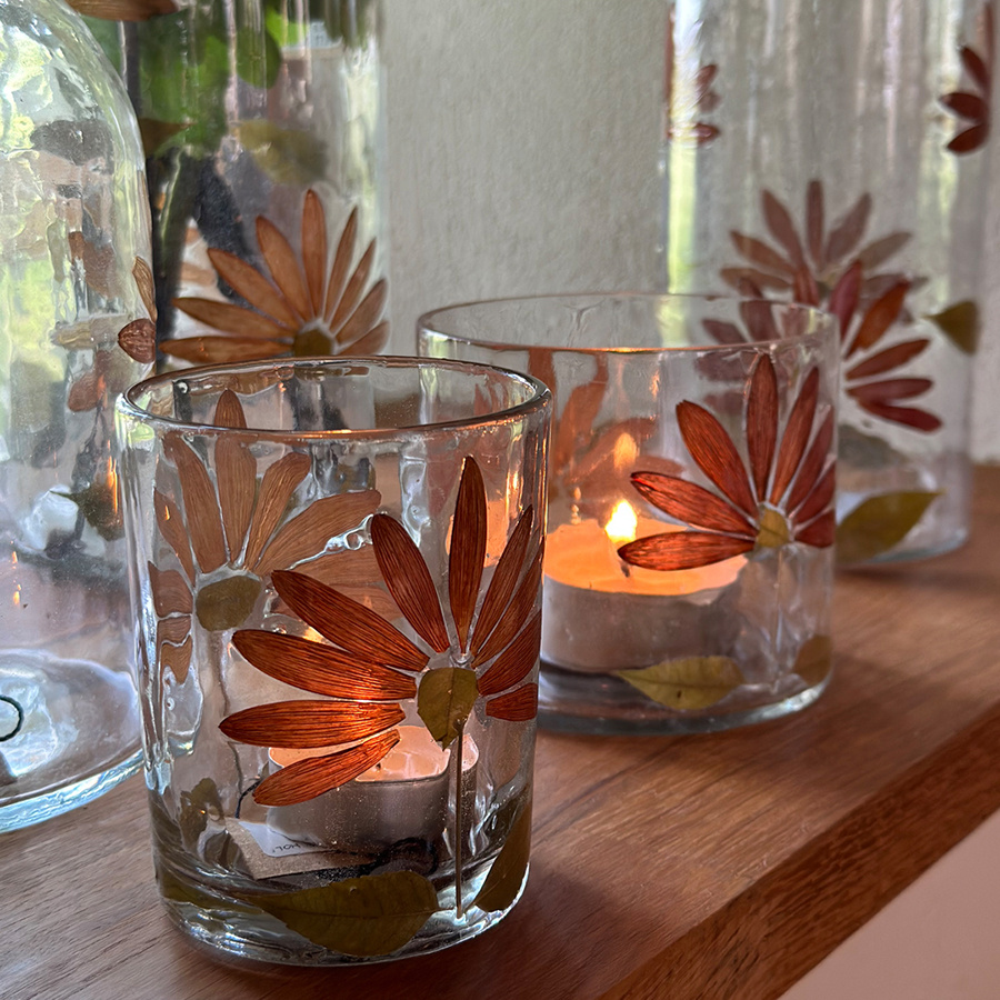 BLOSSOM CANDLE HOLDER S