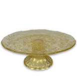 CAKE PLATE BRANCHES YELLOW L CAKE PLATE BRANCHES YELLOW L
