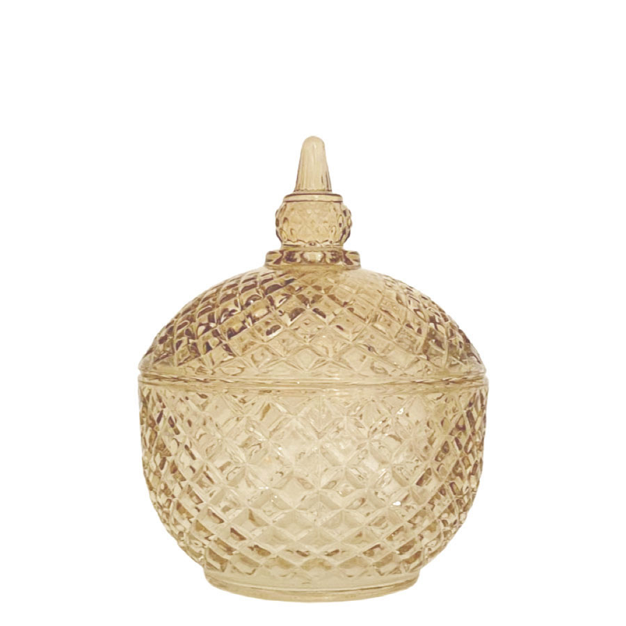 JAR CRYSTAL SMALL AMBER