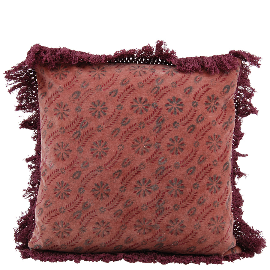 CUHSION COVER MINDY 45X45CM BURGUNDY