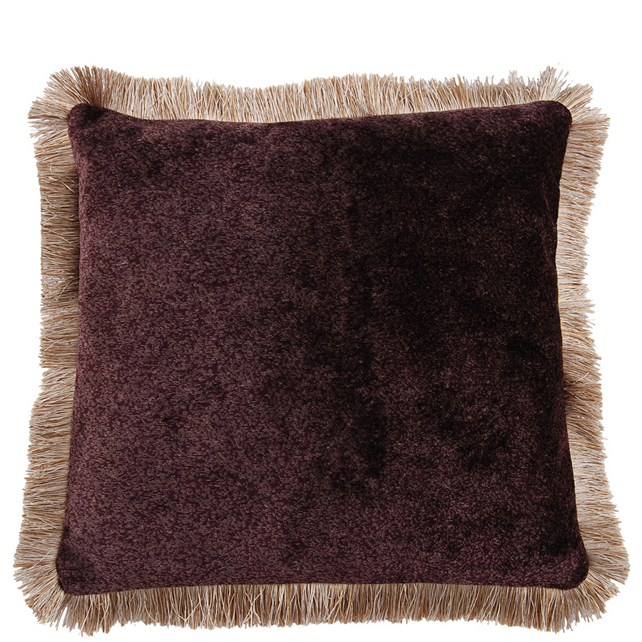 CUSHION COVER LONDON 45X45CM PURPLE/GREY