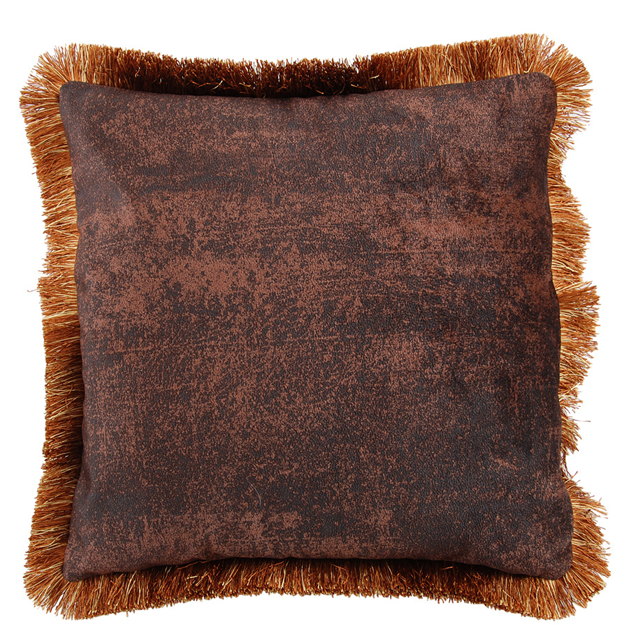 CUSHION COVER ASHBY 45X45CM BROWN
