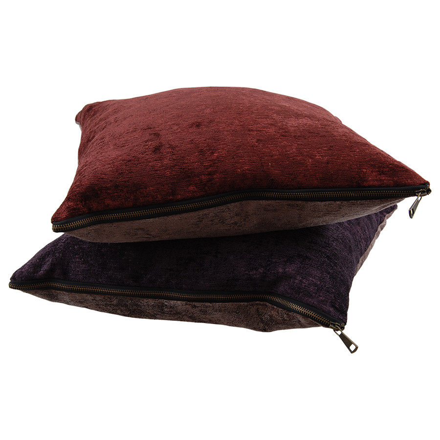 CUSHION COVER FLIPSY 40X60CM BURGUNDY/BROWN