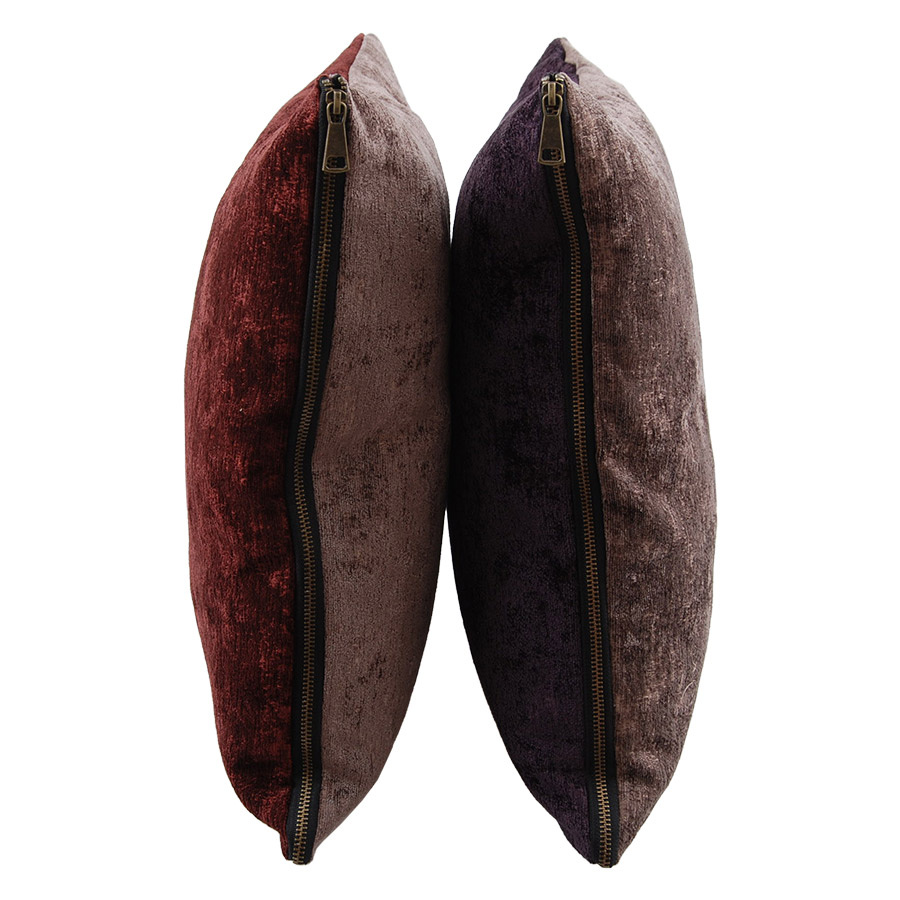 CUSHION COVER FLIPSY 40X60CM BURGUNDY/BROWN