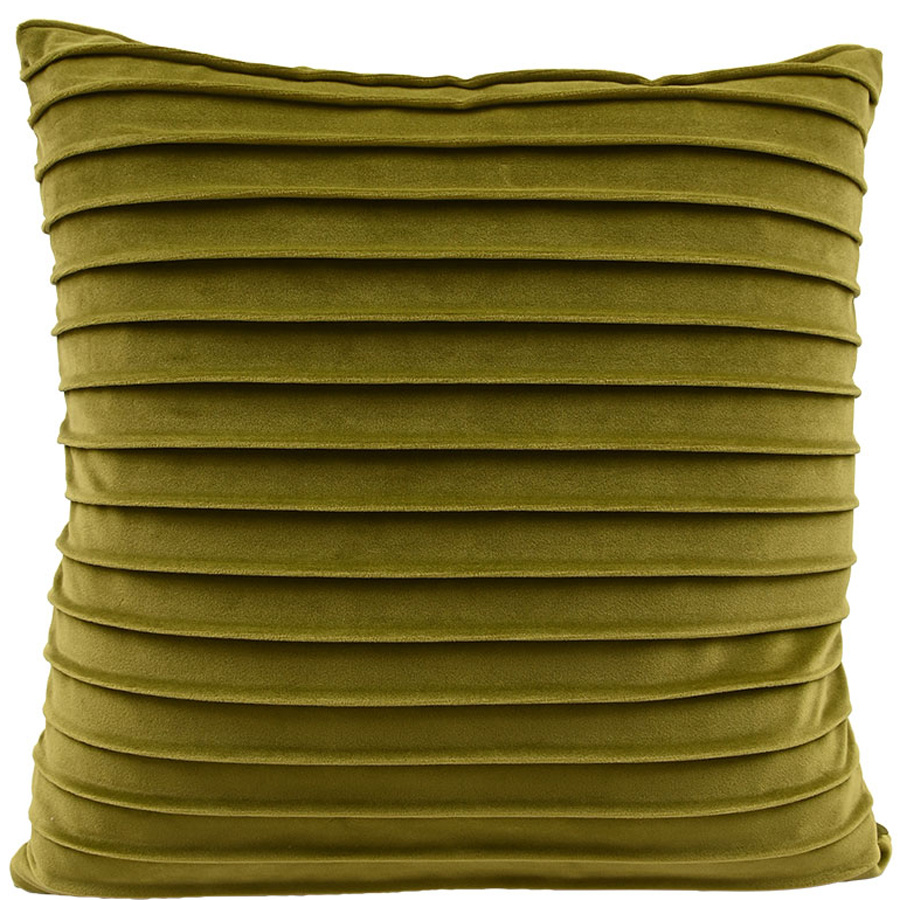 CUSHION COVER MARISSA 45X45CM OLIVE GREEN