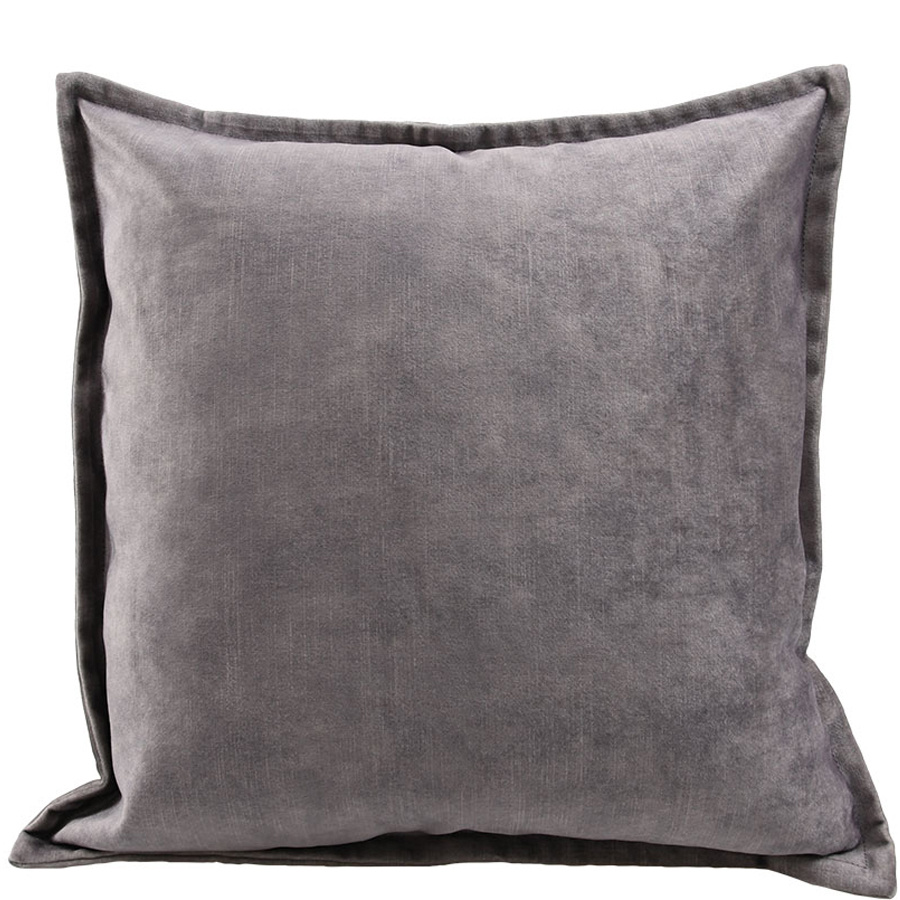 CUSHION COVER ALEGRA 50X50CM LIGHT GREY