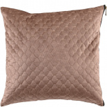 CUSHION COVER ALEGRA QUILTED 45X45CM LIGHT BROWN