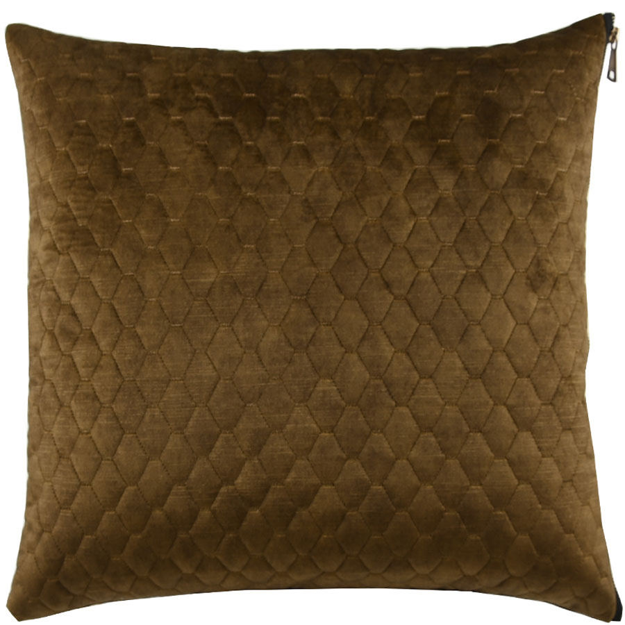 CUSHION COVER ALEGRA QUILTED 45X45CM MOSS GREEN