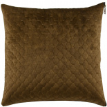 CUSHION COVER ALEGRA QUILTED 45X45CM MOSS GREEN