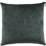 CUSHION COVER ALEGRA QUILTED 45X45CM GREEN