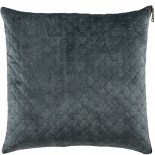 CUSHION COVER ALEGRA QUILTED 45X45CM BLUE