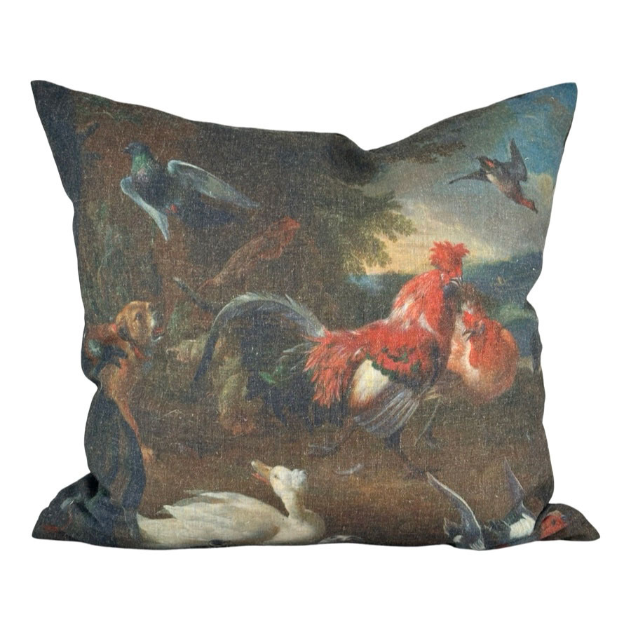 CUSHION COVER HICKORY