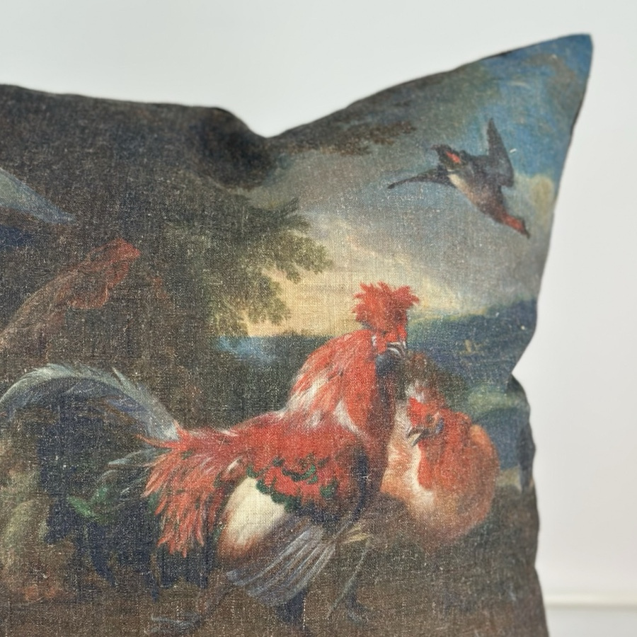 CUSHION COVER HICKORY