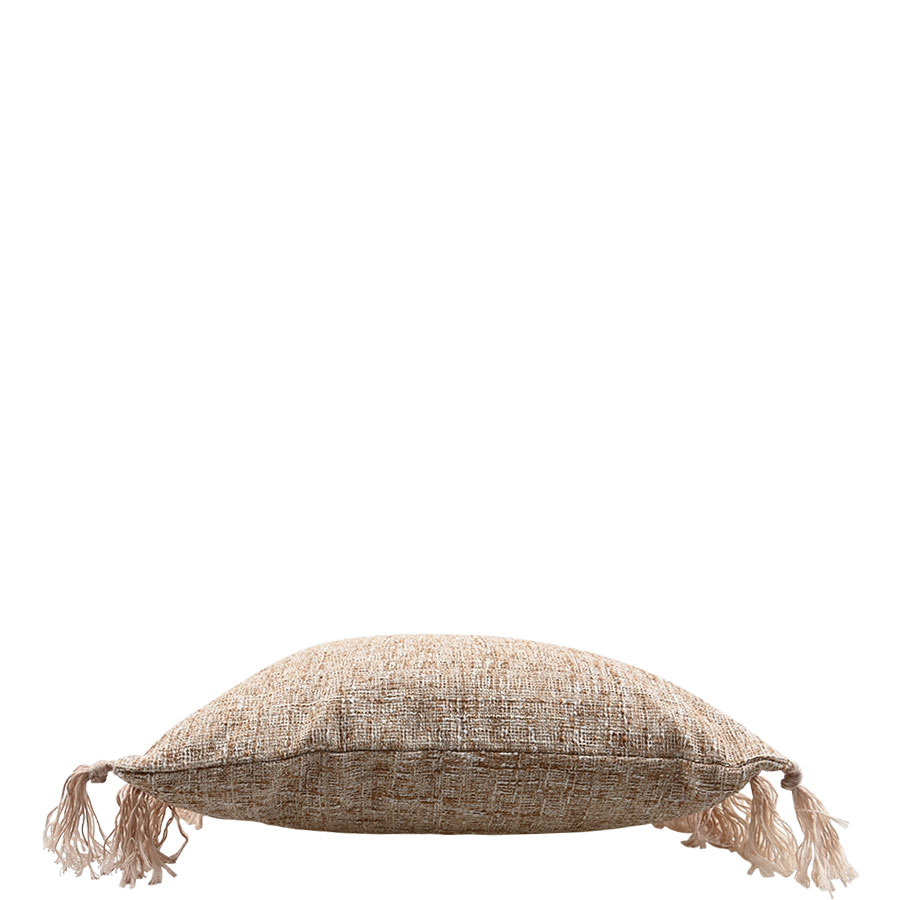 CUSHION COVER BOHO 45X45CM BEIGE