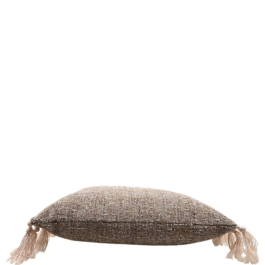 CUSHION COVER BOHO 45X45CM TAUPE