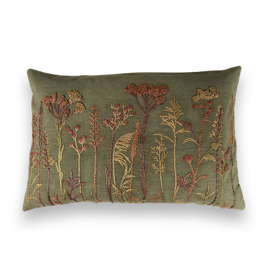 CUSHION COVER ACHILLEA GREEN