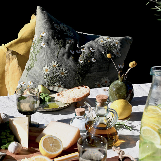 CUSHION COVER MARGERIT GREEN