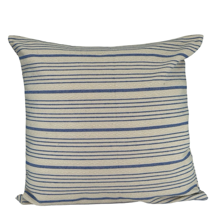 CUSHION COVER STRIA BLUE