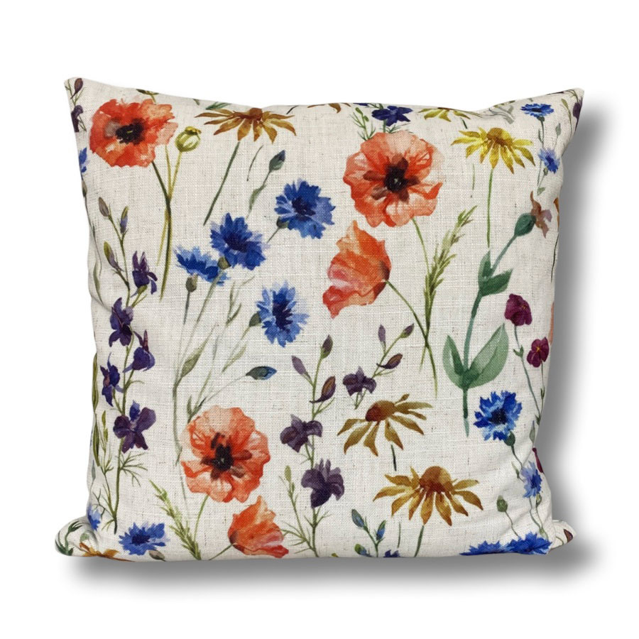CUSHION COVER 7 FLOWERS