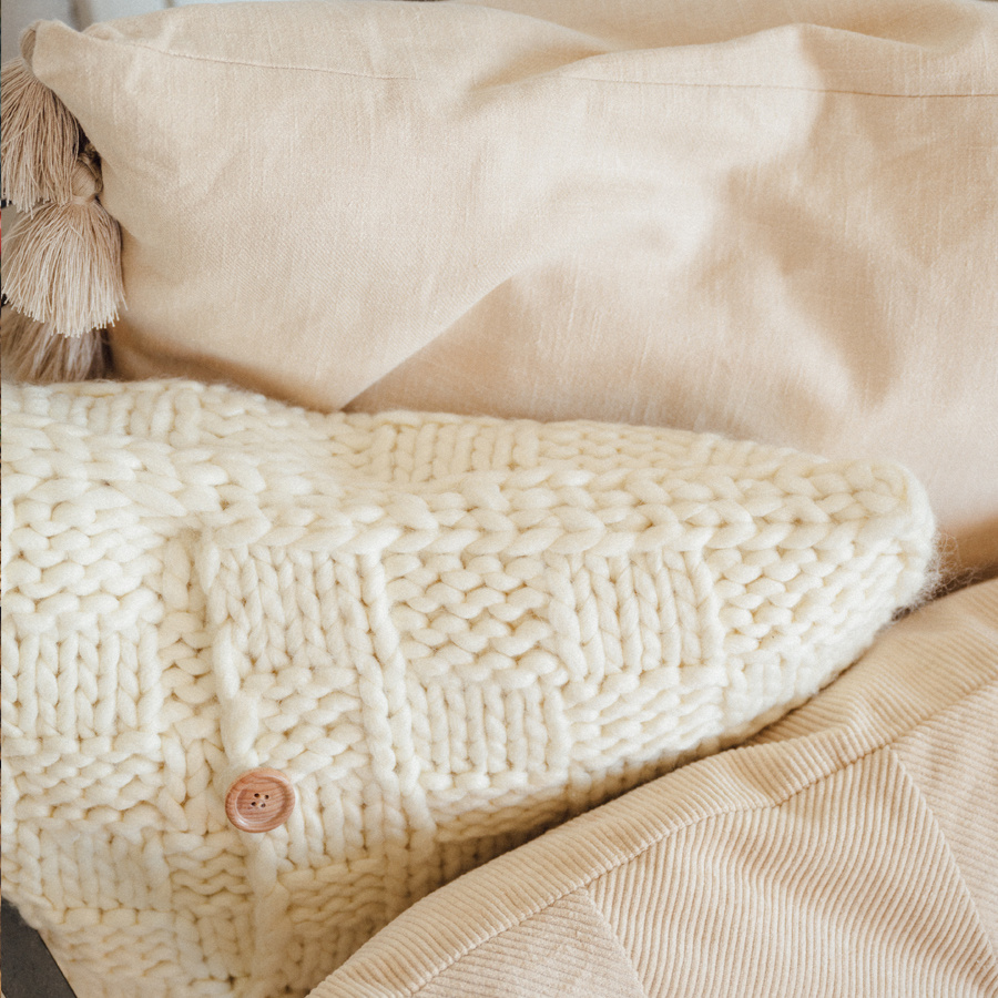 CUSHION COVER MYLLA SAND SMALL 45X45CM