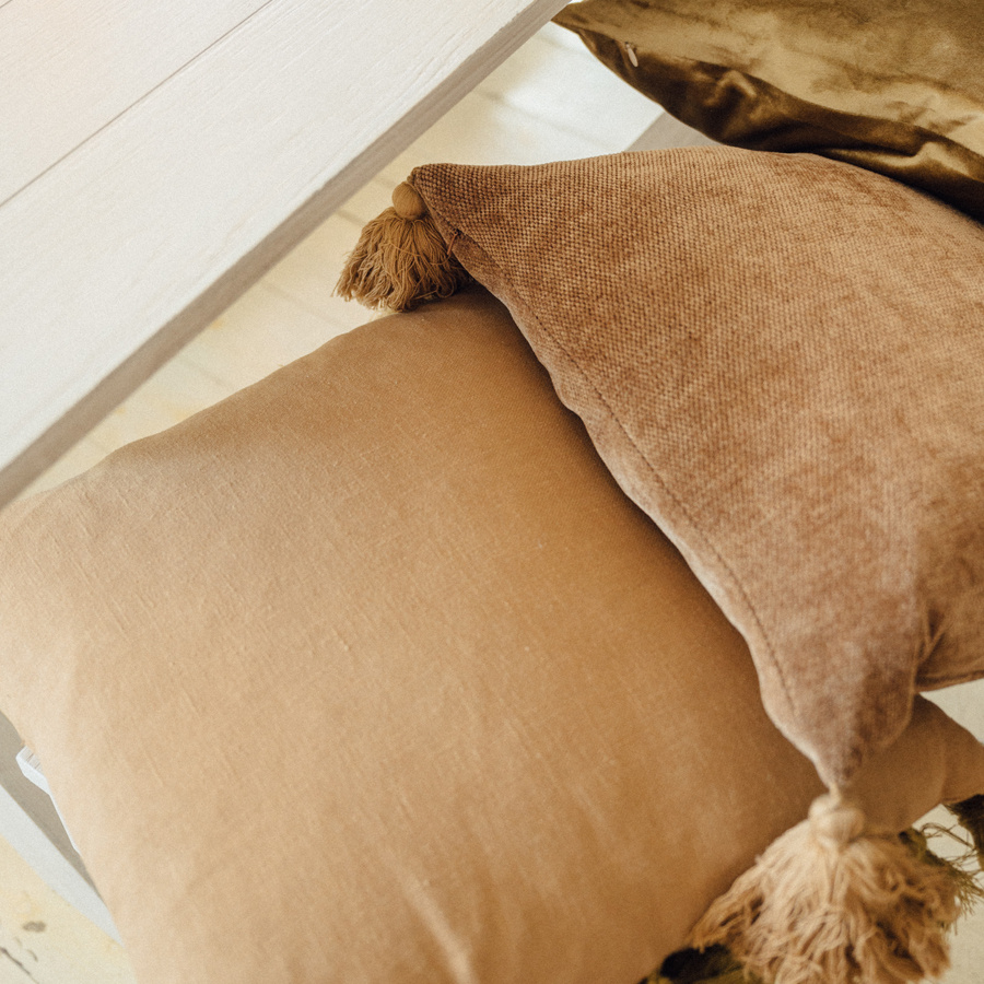 CUSHION COVER MYLLA OCRA SMALL 45X45CM