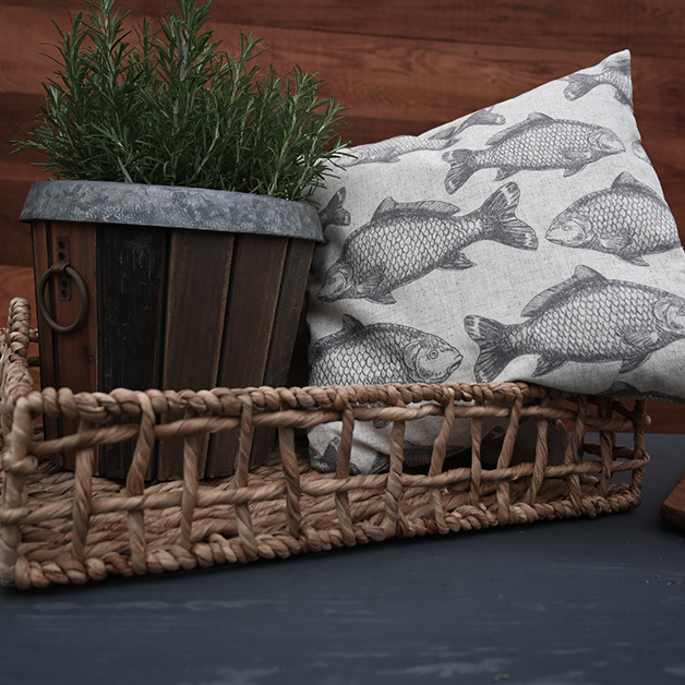 CUSHION COVER PIKE GREY