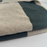 TABLE CLOTH FLO BLOCK STRIPE STEEL GREY TABLE CLOTH FLO BLOCK STRIPE STEEL GREY