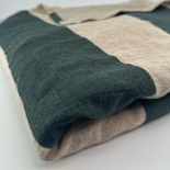 TABLE CLOTH FLO BLOCK STRIPE STEEL GREY TABLE CLOTH FLO BLOCK STRIPE STEEL GREY