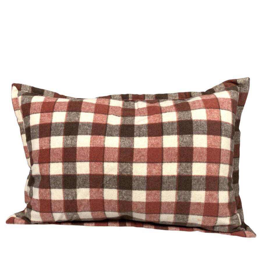 CUSHION COVER PIECE RED LONG