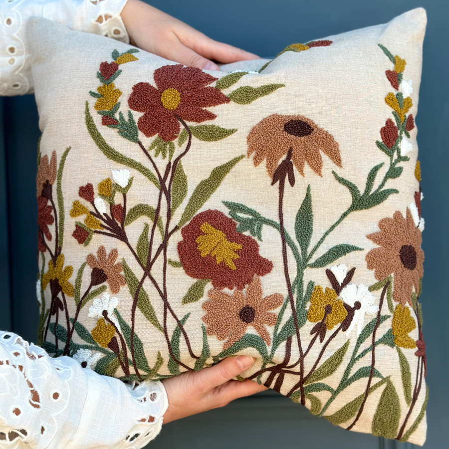 CUSHION COVER ECHINEA RED