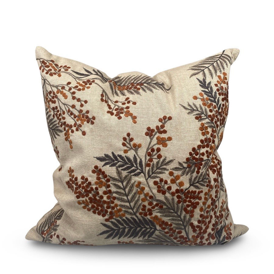 CUSHION COVER TAXUS RED