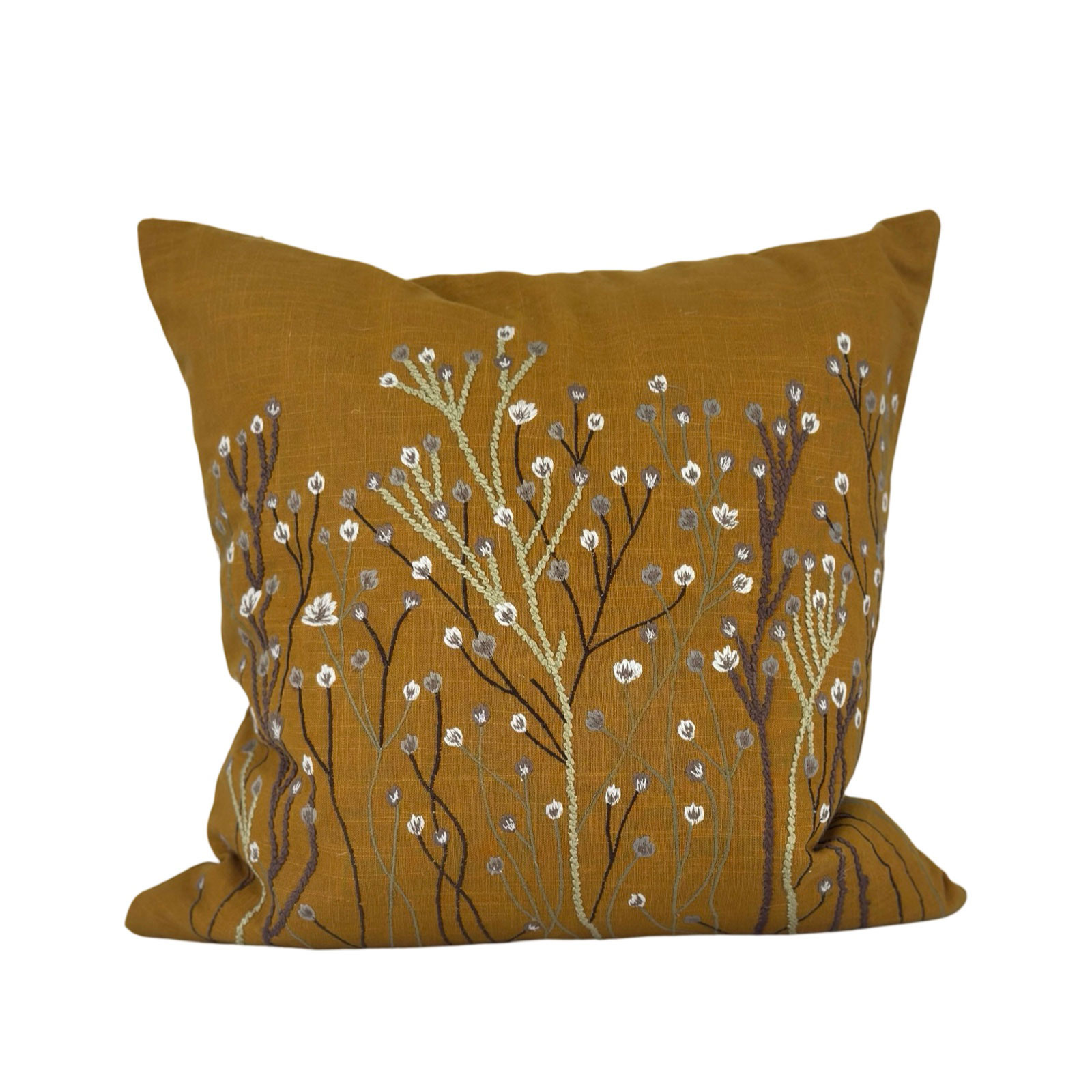 CUSHION COVER PANICULATA OCRA