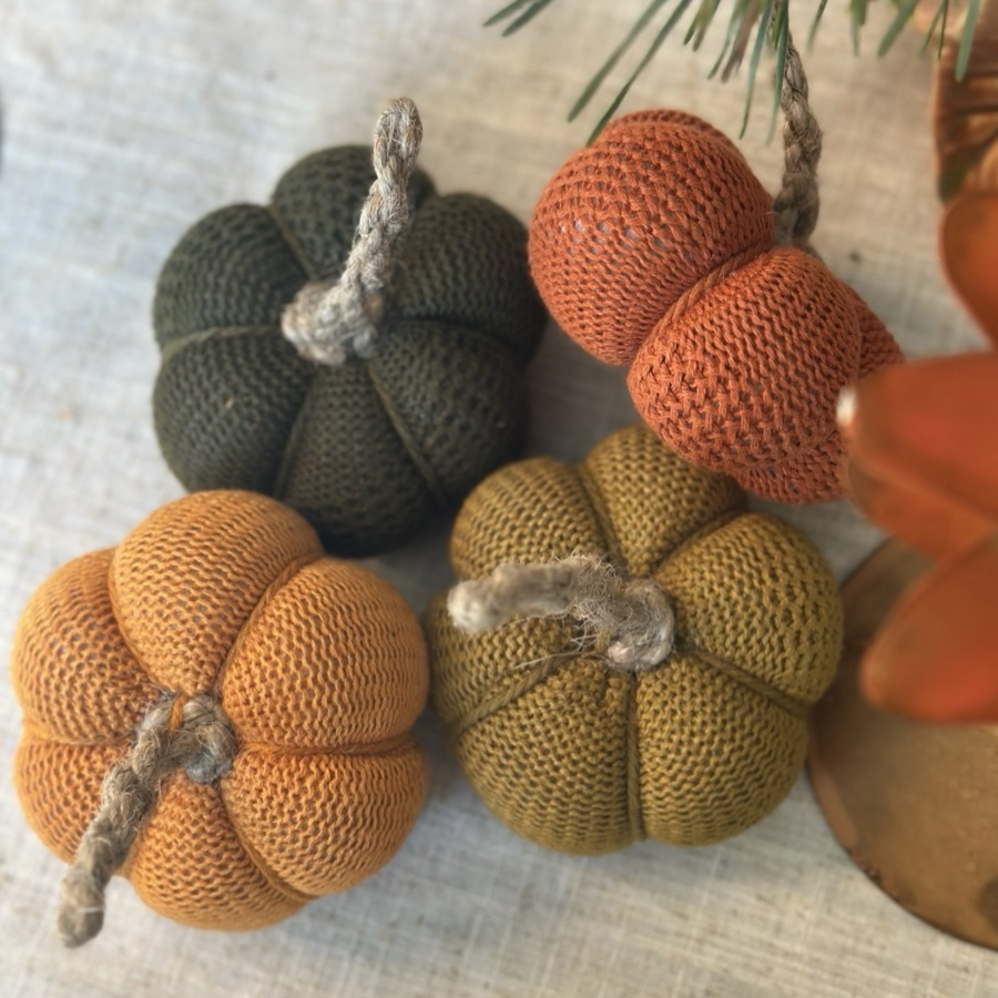 DECORTATION PUMPKIN MIX 4ass